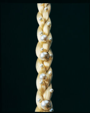 Pearls In Blonde Hair
