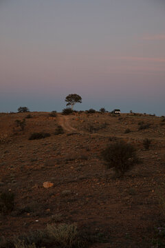 Dusk at Mundi Mundi Lookout