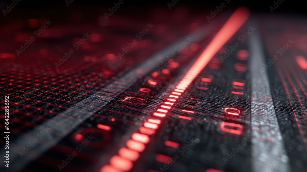 Poster an image focusing on a textured surface of a smart label featuring tactile elements that provide fee