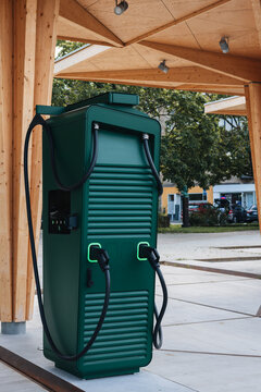 Modern Electric Vehicle Charging Station