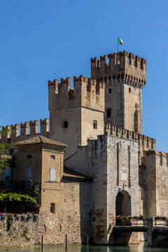 Scaliger Castle Tower in Sirmione
