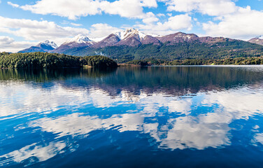Sailing the Nahuel Huapi from Bahia Mansa to the Arrayanes Forest, Villa la Angostura, Neuquen, Patagonia, Argentina