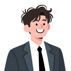 smiling young business man