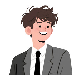 smiling young business man