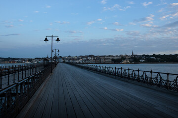 Dusk at Ryde Pier, Isle of Wight, UK