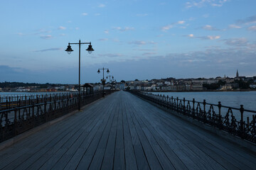 Dusk at Ryde Pier, Isle of Wight, UK