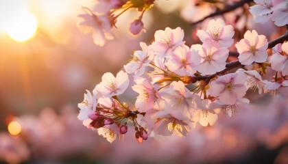 delicate cherry blossoms in full bloom blossom flower nature spring