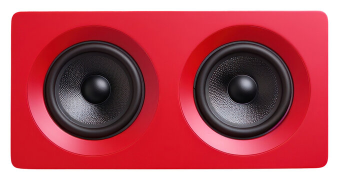PNG Modern speaker red red background loudspeaker.