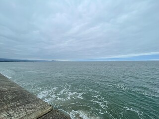the sea and the sky