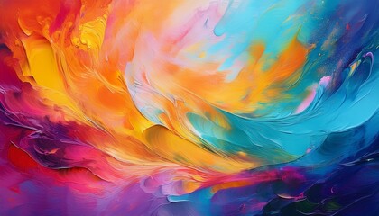 colorful abstract painting
