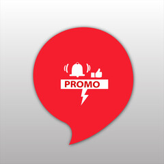Promo Sale banner red flat sale business web creative and poster for website post design	