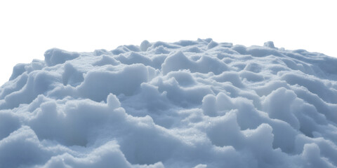 Fototapeta premium Freshly fallen snow texture, perfect for winter designs, creating a clean and crisp seasonal feel
