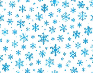 Winter snowflake pattern (2)