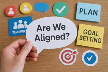 Are agile goal setting and teamwork align to achieve success in productive plan with clear objectives and focused effort