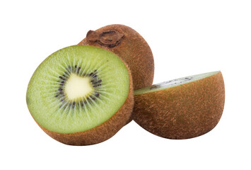 kiwi fruit isolated on white background