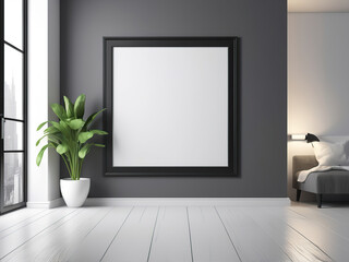 empty room with a wall