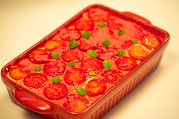 テーブルに並んだディナー