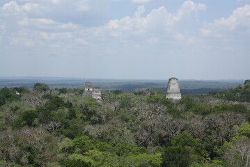 Tikal Guatemala, ruinas, arqueologia, panoramica 