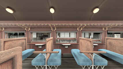 旧駅舎　3DCGレンダリング