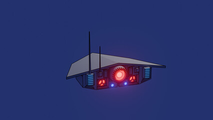 Sci-fi surveillance drone
