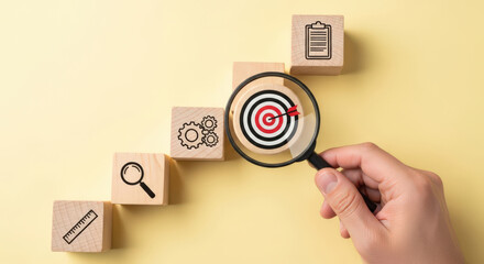 Strategic Planning and Goal Setting for Business Success A Step by Step Approach with Focus on Analysis and Optimization Using Magnifying Glass