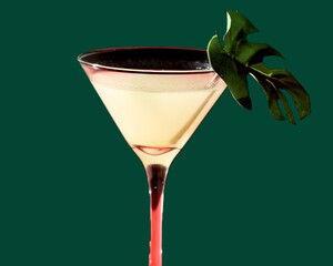 glass of martini
