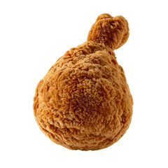 Single piece of crispy fried chicken