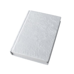 White book against black background simple product photography book cover education