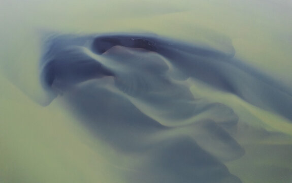 Dreamlike Sand Formations from Above