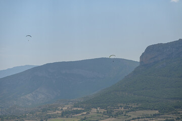 Landscape of the city of Organya in the province of Lleida in northern Spain