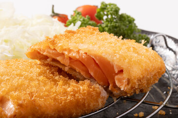 サーモン　フライ
