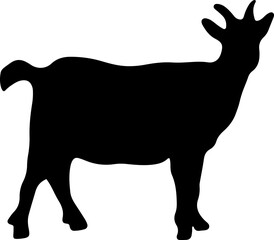 Silhouette Goat