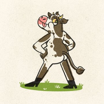 Sassy cow