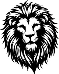 sketch vector illustration image design icon logo symbol male lion head king of the jungle abstract modern classic 