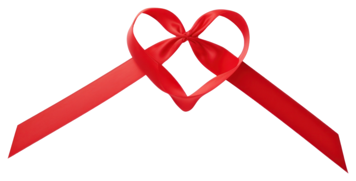 PNG Red heart ribbon symbol white background weaponry. - Powered by Adobe