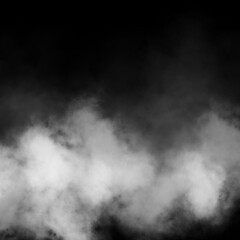 smoke on black background