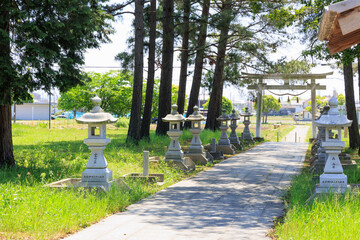晴天の山之上住吉神社