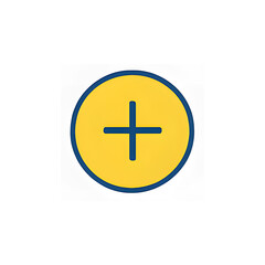 Obraz premium Add or Plus Button Icon - User Interface and Interaction Icons Set