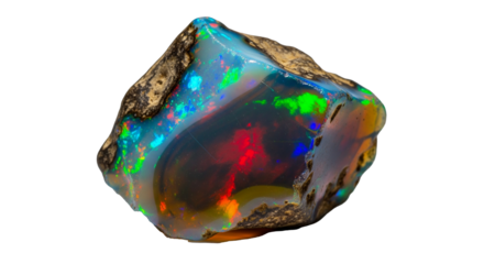 blue and green gemstones isolated