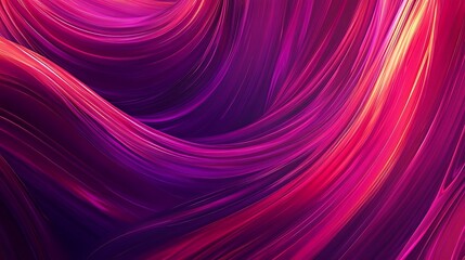 Abstract Pink Purple Swirling Lines.