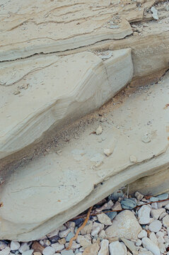 Still life of a textured rock 