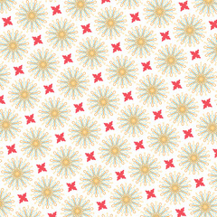 seamless pattern with flowers