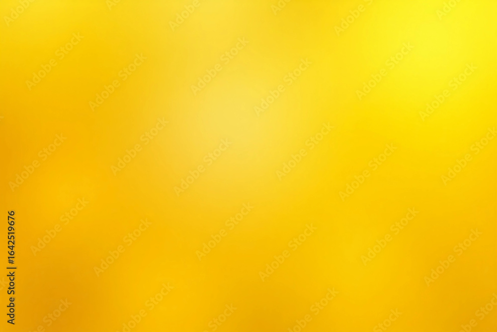 Poster Yellow background gradient. Abstract background. 3d rendering.