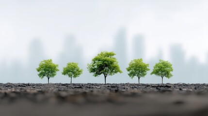 Urban forests planted in formerly damaged zones, Post-disaster regeneration