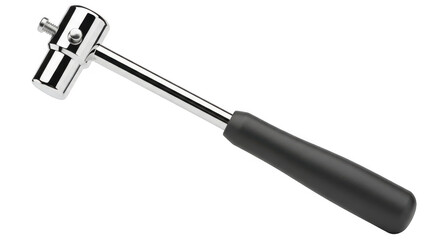 Medical reflex hammer isolated on transparent background, a diagnostic tool used by doctors for neurological examinations and testing reflexes