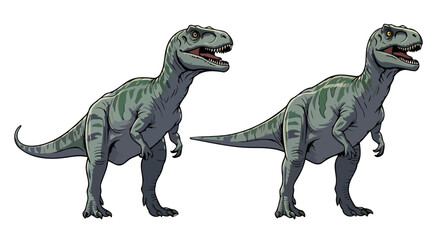 powerful trex dinosaur illustration perfect for prehistoric designs