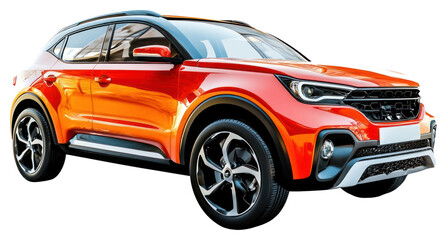 Naklejka premium PNG Real modern sport SUV vehicle car suv.