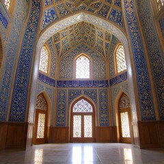 Ornate interior, Islamic architecture