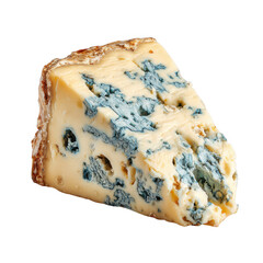 british stilton cheese on white and transparent background.