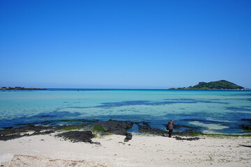 fine coast line and clear water
